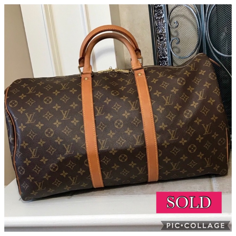 SOLD   Louis Vuitton Monogram Keepall 50